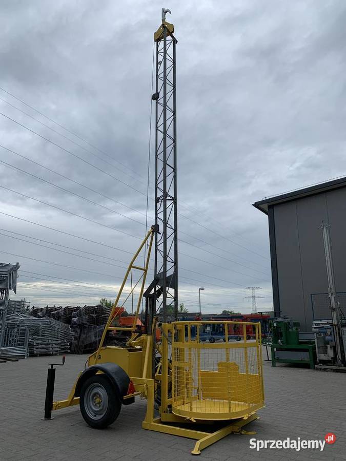 Winda budowlana podnośnik koszowy HERZOG 200 Poznań