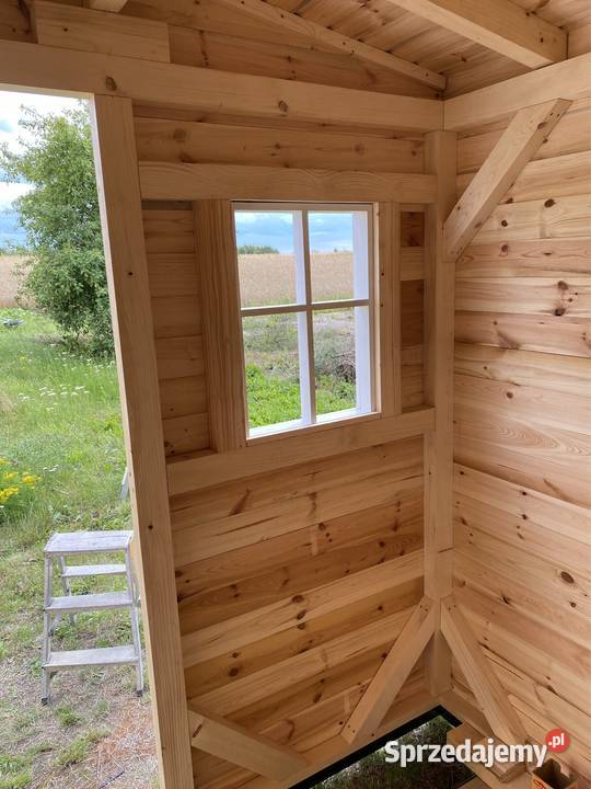 Domek drewniany domek narzędziowy domek ogrodowy Pinczyn sprzedam