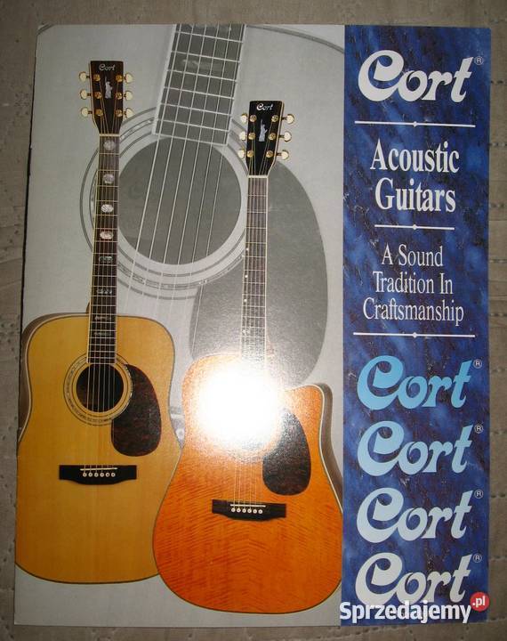 Cort Acoustic Guitars catalog katalog gitar
