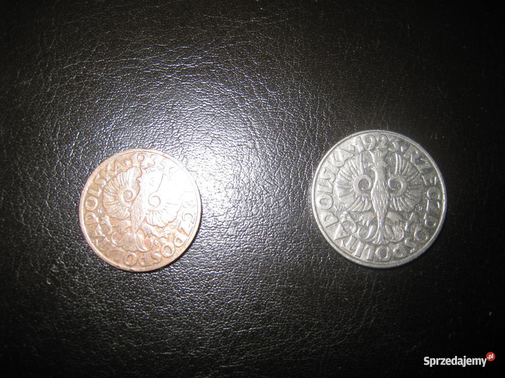 Monety 5gr 1935r 50gr 1923r Częstochowa