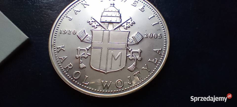 Stare monety Medal Jan Paweł II 377 srebro Lesko