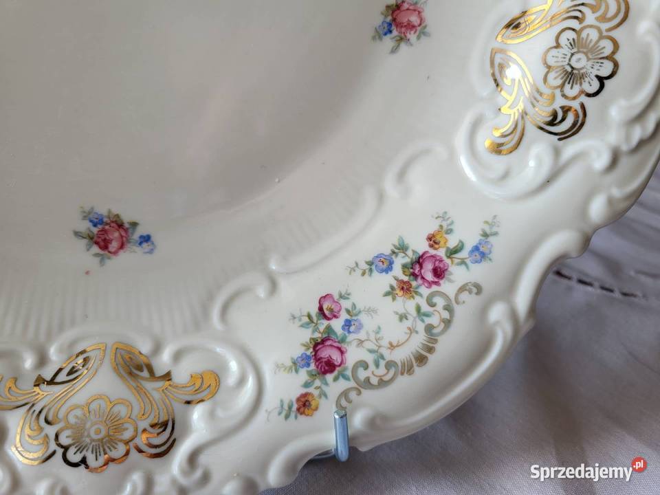 Schirnding Bawaria duża kremowa piękna patera pomorskie Gdańsk