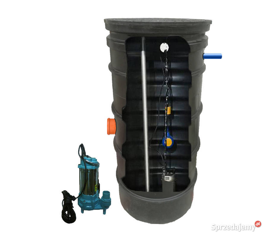 PRZEPOMPOWNIA 600 H 210 Z POMPĄ WQ11kW z Legnica