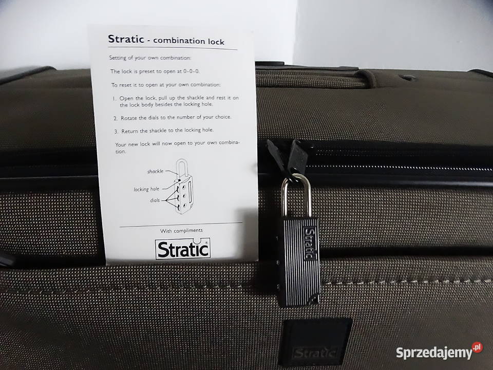 Nowa Duża Walizka Stratic Bendigo XL 76 Lekka 4 sprzedam