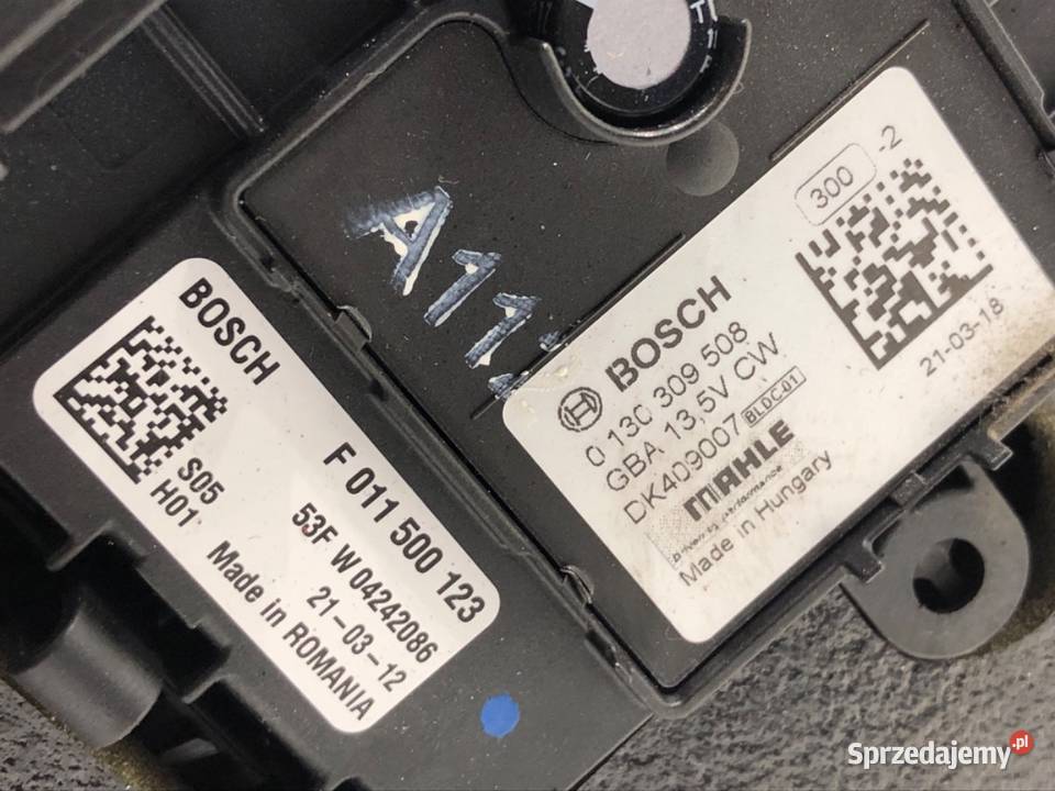 DMUCHAWA NAWIEWU BMW G30 F011500123 WENTYLATOR osobowe