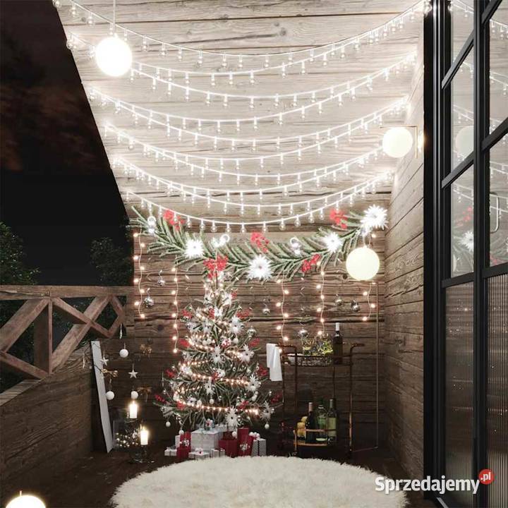 vidaXL Lampki świąteczne 40 m 400 diod LED zimna Warszawa sprzedam