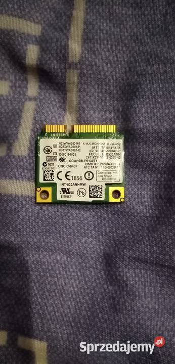 Karta sieciowa Intel WiFi Link 5300 Elektronika małopolskie Wieliczka sprzedam