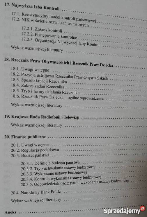 PRAWO KONSTYTUCYJNE WITKOWSKI ZBIGNIEW Łódź