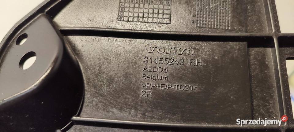 VOLVO XC40 ŚLIZG ZDERZAKA PRAWY PRZÓD 31455243