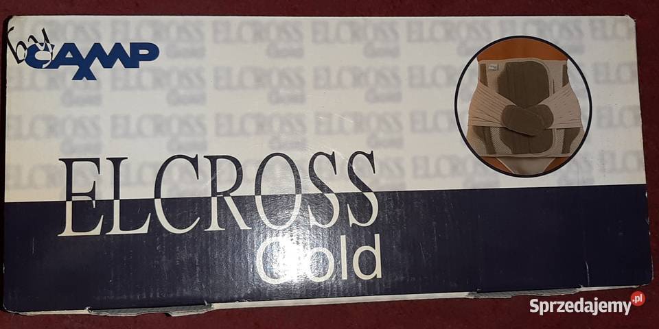 Pas ortopedyczny firmy ElCROSS GOLD model 235 Sprzęt rehabilitacyjny i ortopedyczny śląskie Sosnowiec