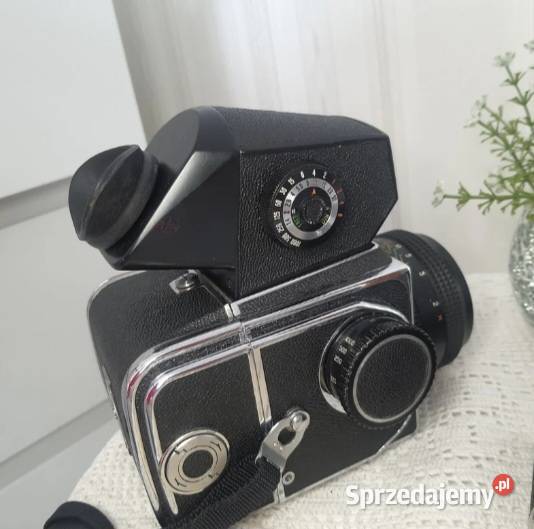 Aparat średnioformatowy Kiev 88 obiektyw Volna Aparaty Suwałki