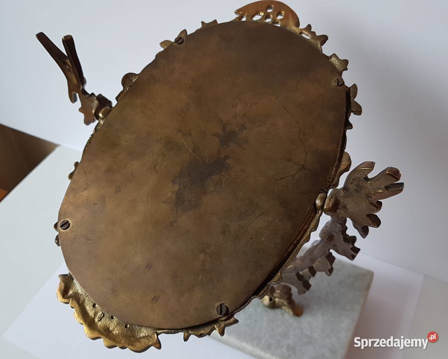 Stare mosiężne lusterko 4 mosiądz Pozostałe śląskie Dąbrowa Górnicza
