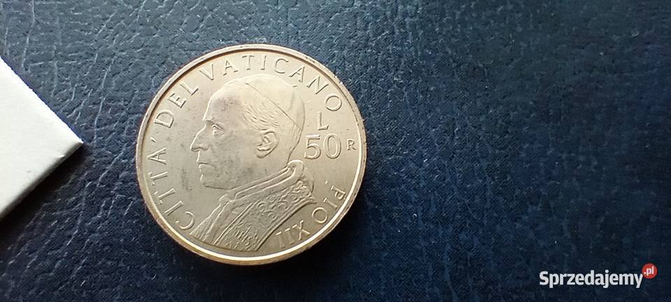 Stare monety 50 lir 2001 Watykan podkarpackie sprzedam