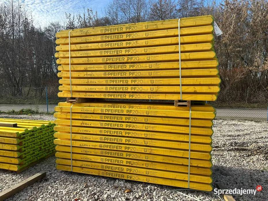 Dźwigary doki okute PFEIFER H20 Nowe 190 245 265 Grójec