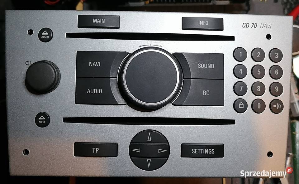 MERIVA A Radio CD70 Navi Z Bluetooth Wyświetlacz