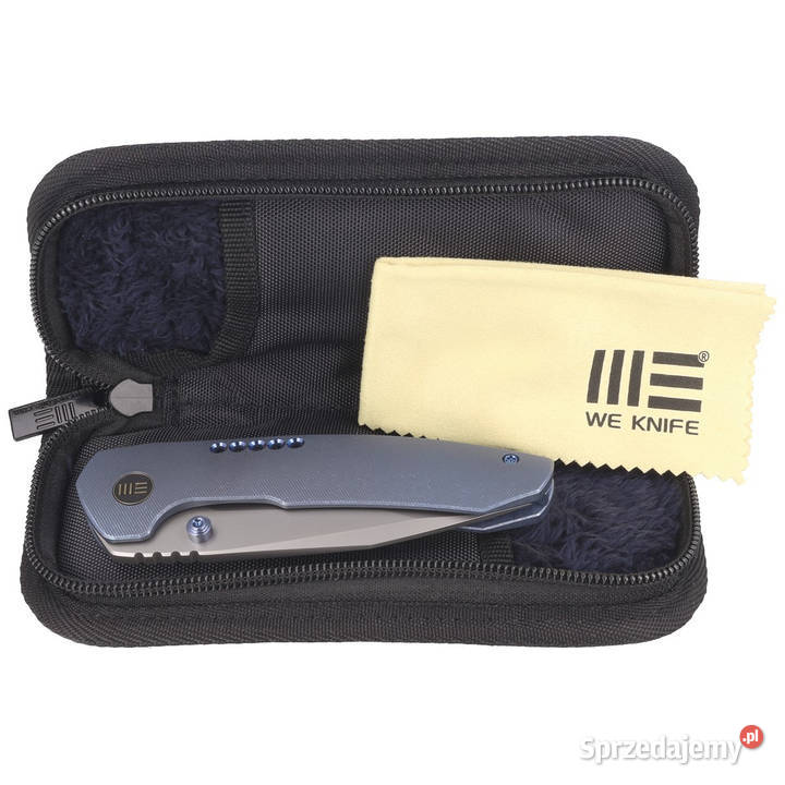 Nóż składany WE Knife Trogon Blue Titanium Warszawa