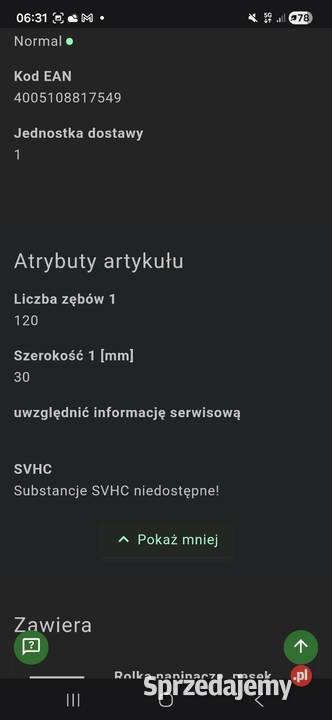 Nowy rozrzad komplet 19 tdi 105 Dąbrowa Górnicza