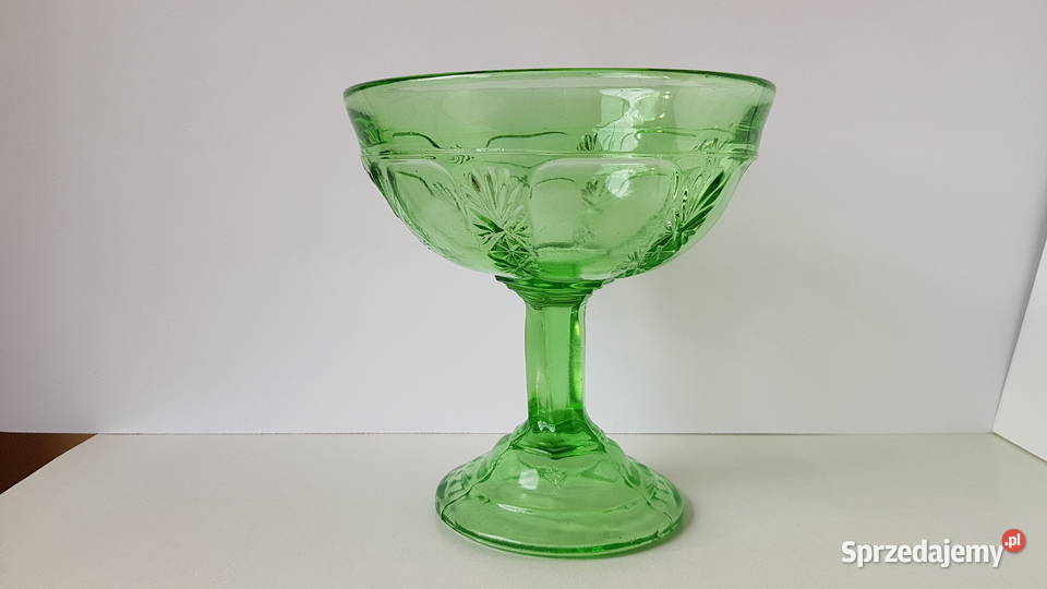 Owocarka kat 1172 Ząbkowice stare kolorowe szkło Dąbrowa Górnicza sprzedam