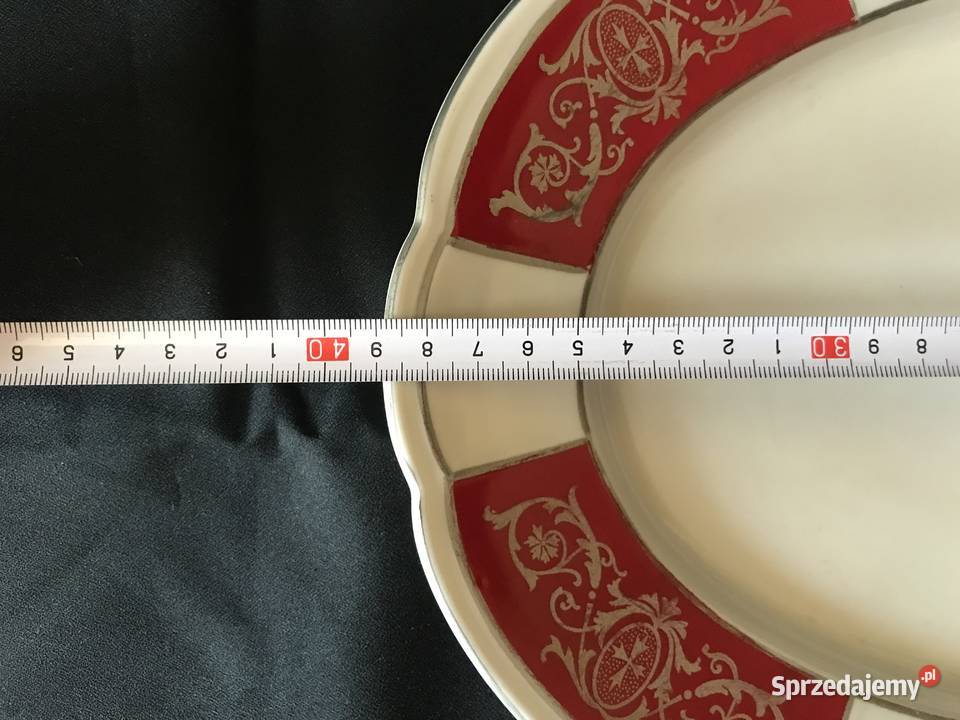 Półmisek porcelanowy 39 WS Mayer Comp I połowa Łódź
