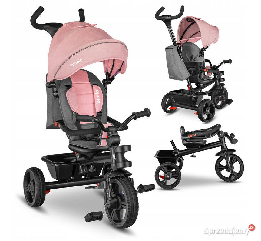 Rowerek trójkołowy 2w1 obracany Lionelo Haari Pozostałe Baranowo