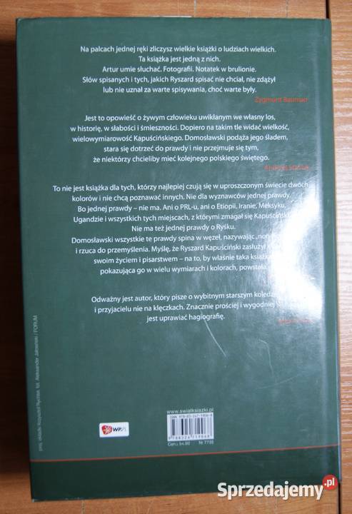 Artur Domosławski Kapuściński NonFiction Kultura i Rozrywka Parczew sprzedam