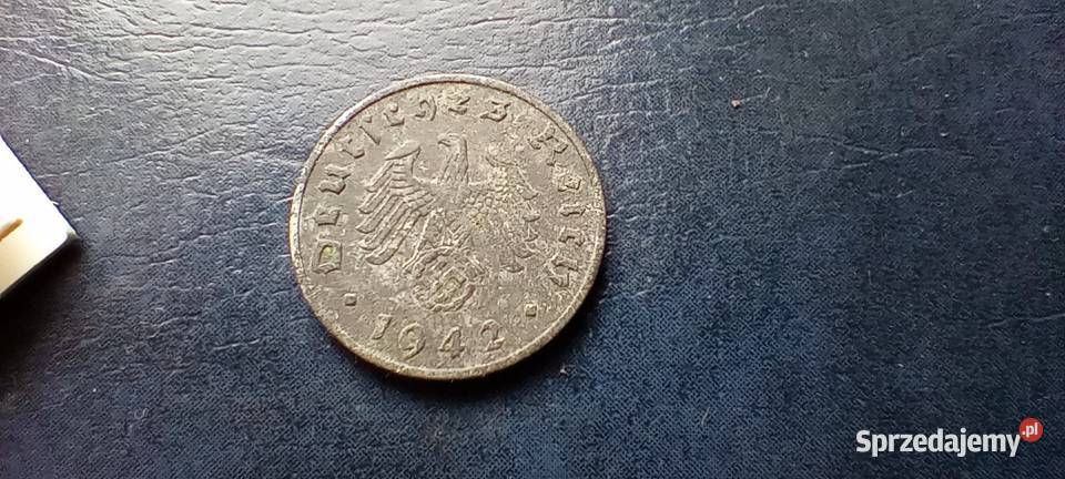Stare monety 1 fenig 1942 F Niemcy sprzedam