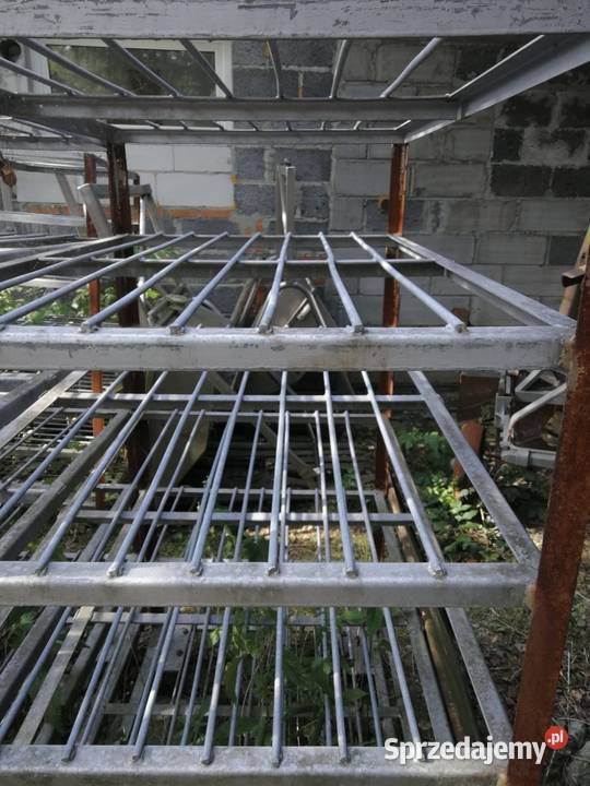 Regał z stali nierdzewnej na kołach plastikowych Gastronomia sprzedam