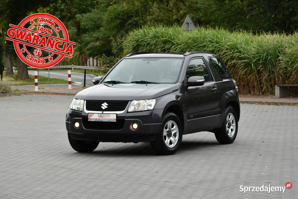 Suzuki Grand Vitara 16i 16v 106 GAZ 2009r 4x4 wielofunkcyjna kierownica Kampinos