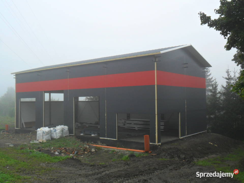 Hala magazynowa przemysłowa warsztat mechanika Czarny Las