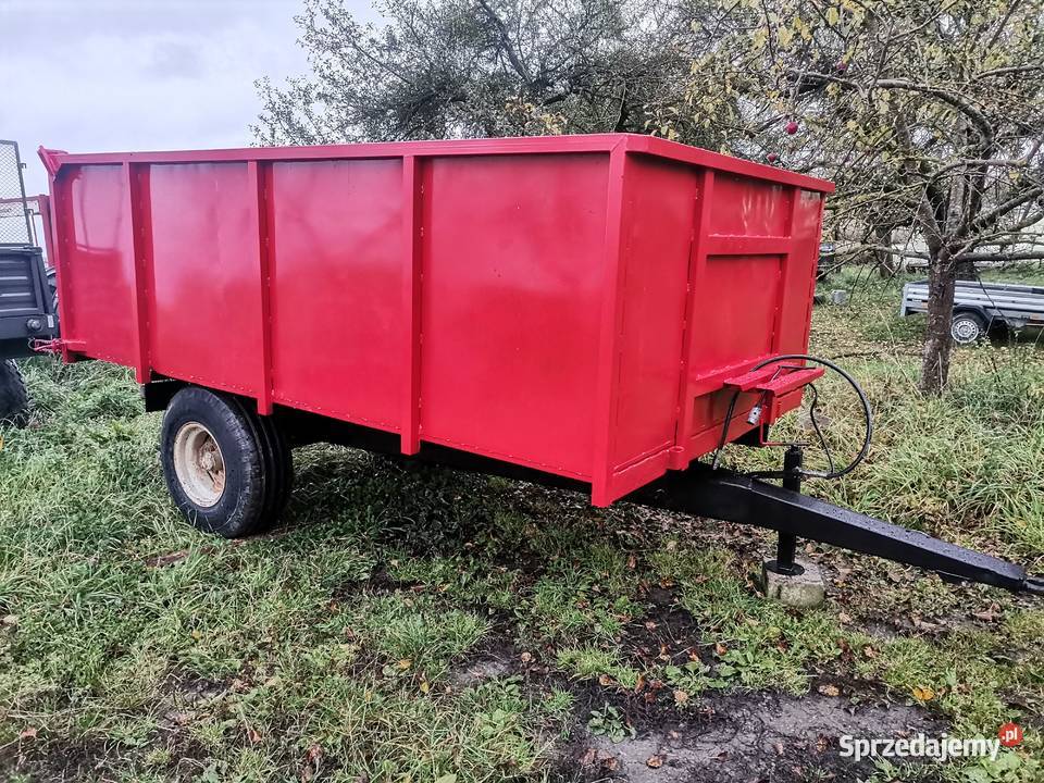 przyczepa wywrotka 1 osiowa Velsa nieuszkodzony podlaskie Augustów