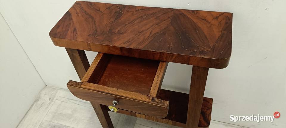 konsola art deco przyścienna orzech stolik Konsole Radomsko