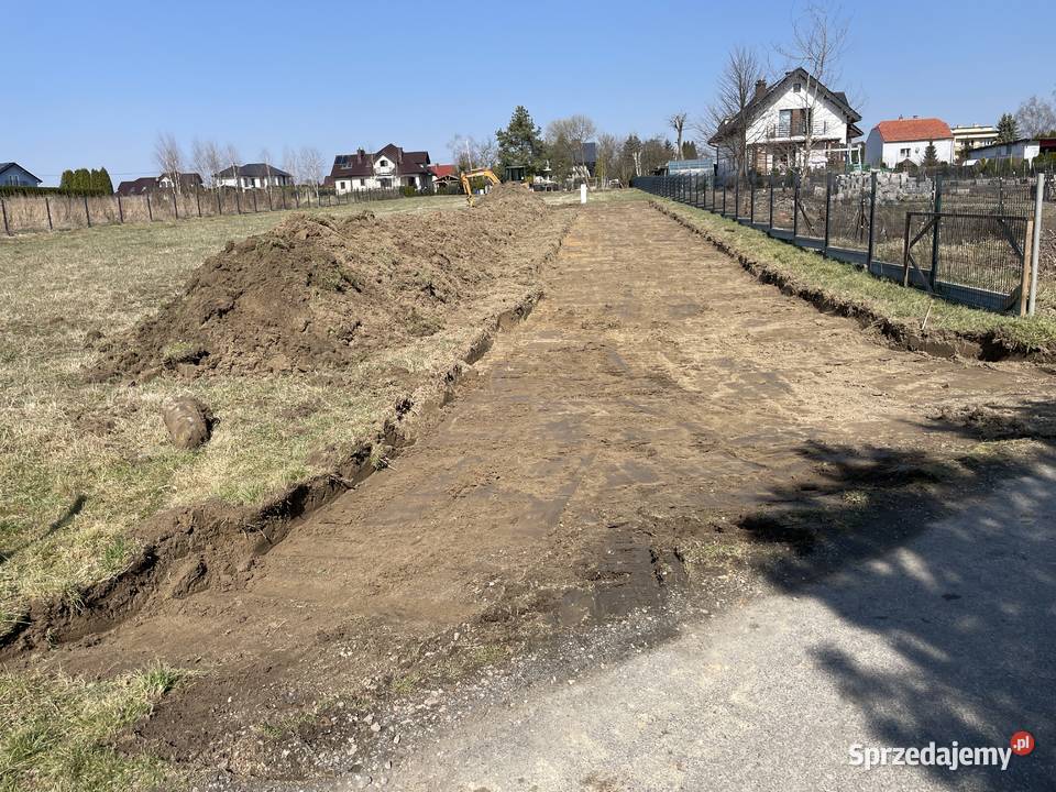 Usługi koparka obrotowa plus wozidlo transport Budowa
