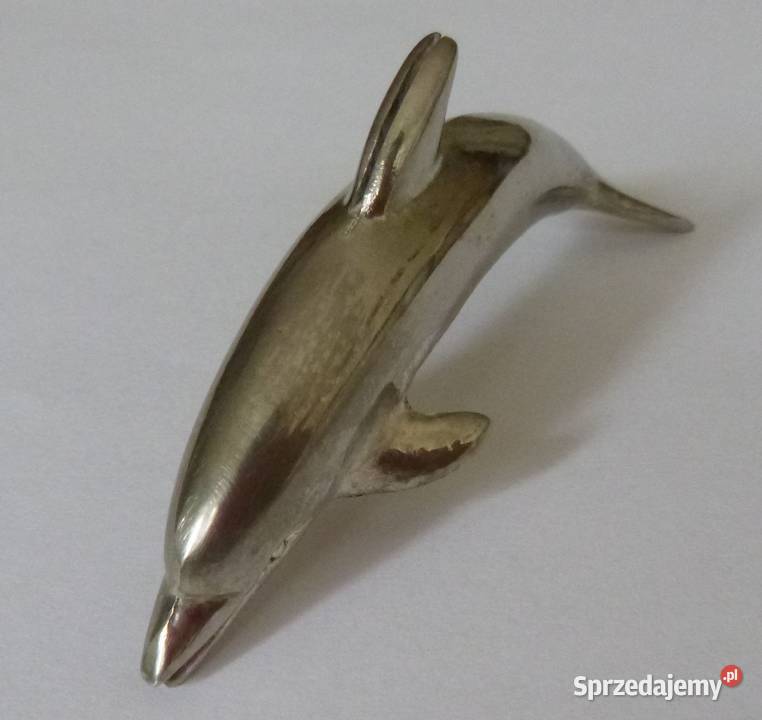 Metalowy serwetnikpodstawka delfin 6 mazowieckie Warszawa