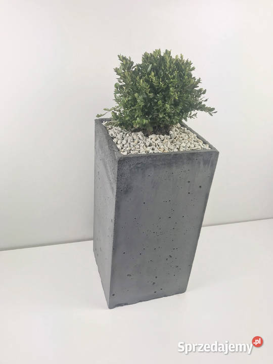 Donica betonowa 30x30x45 donice betonowe wysyłka Rawicz