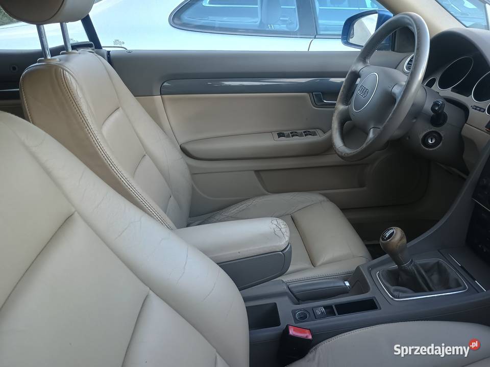 Audi A4 Kabrio 2002r 30i 220 Nawigacja
