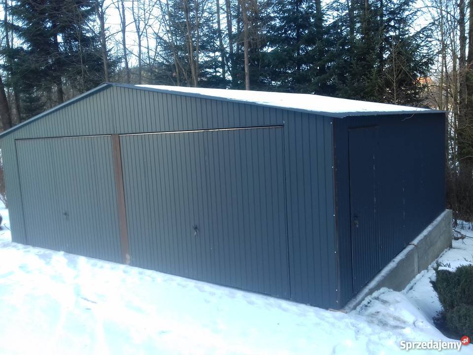 Garaż Blaszany 8x8 Garaże Blaszane Hale Wiaty Piotrków Trybunalski