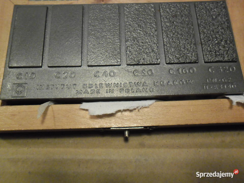 Wzorce chropowatości odlewnicze Wieluń