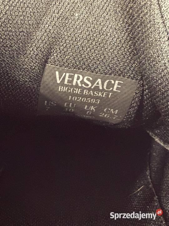 ButySneakersy Versace Biggie Basket Embellished Warszawa sprzedam