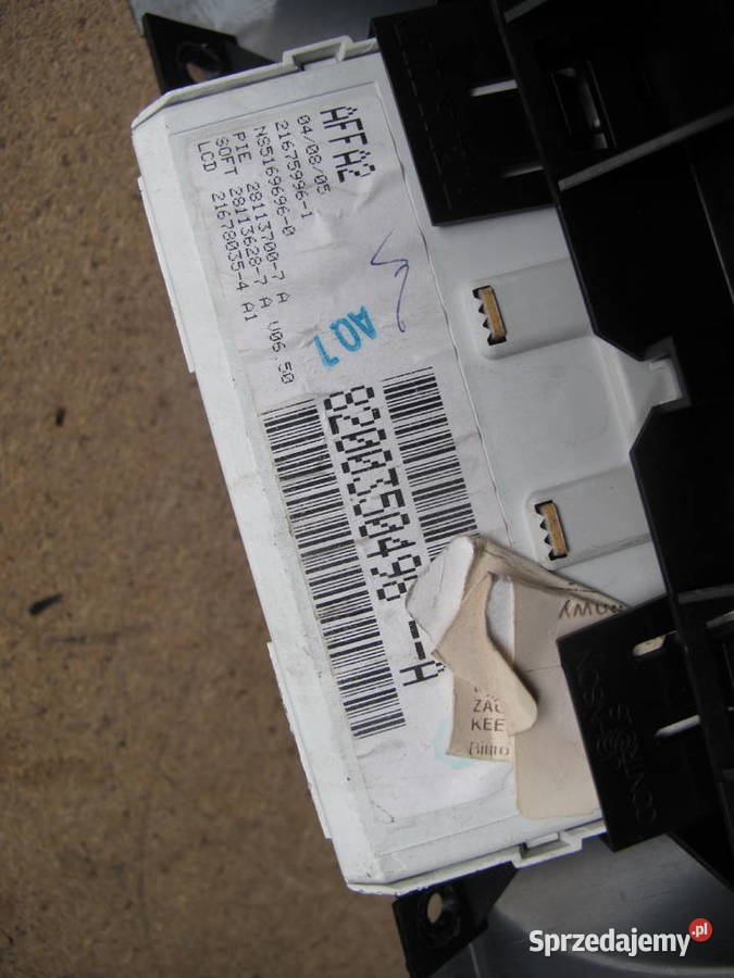 WYŚWIETLACZ RENAULT MEGANE II 8200350498A Proszowice