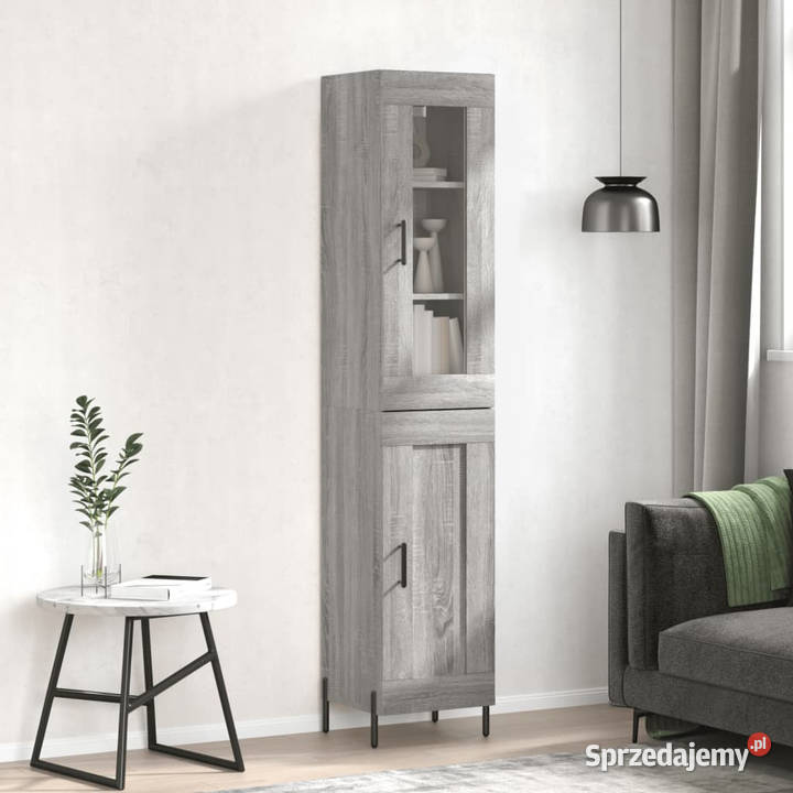 Wysoka szafka szary dąb sonoma 345x34x180 sprzedam