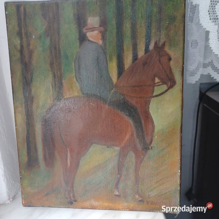 Obraz Pan Robert S Cassatt na koniu Wrocław sprzedam