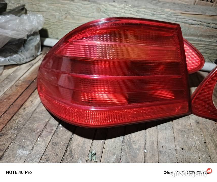 Lampy tył w210 sedan Rok produkcji 1998 Oświetlenie Bytom