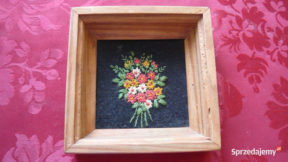 Obrazek wyszywany Malarstwo Myszków sprzedam