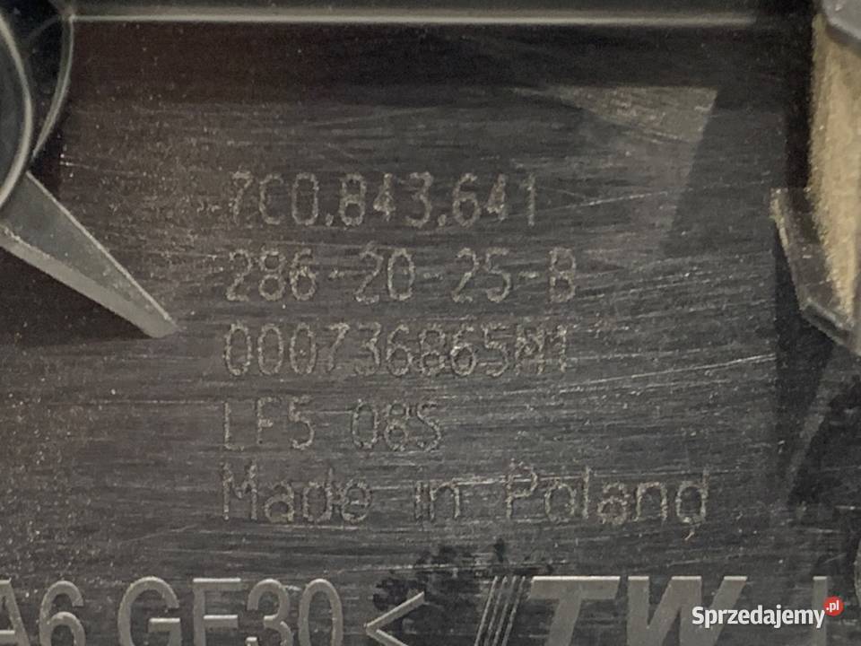 KLAMKA WEWNĘTRZNA LEWY TYŁ VW CRAFTER II