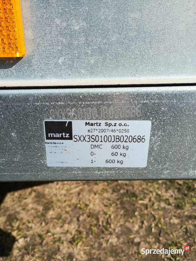 Przyczepa lekka DMC 600