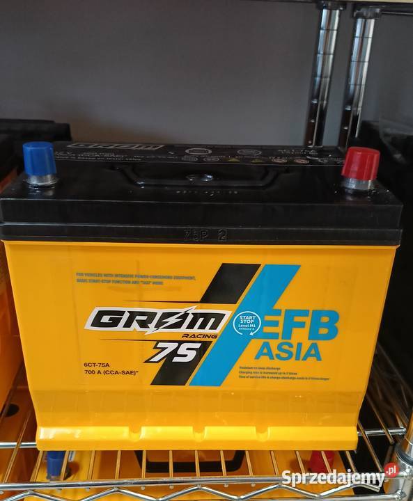 Akumulator GROM RACING 75AH 700A EN EFB JAPAN Lubin