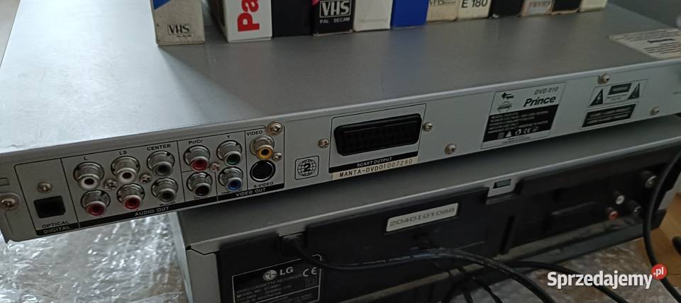 2 Magnetowid LG i GoldStar i 2 DVD kolekcjonera