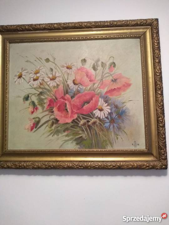 Piękne obrazy z kwiatami sprzedam małopolskie Kraków