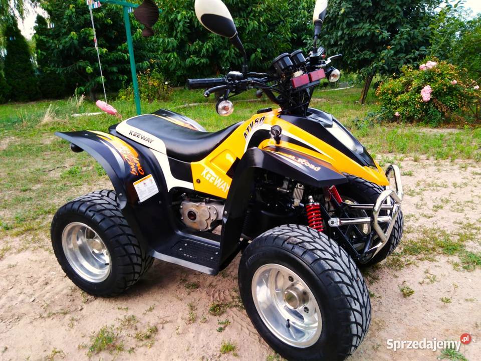 Quad 50CC w dużej ramiekoła 10 alufelgiwsteczny kujawsko-pomorskie Piotrków Kujawski sprzedam