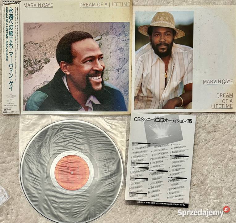 Marvin Gaye Dream Of A Lifetime MVG Japan Obi LP soul